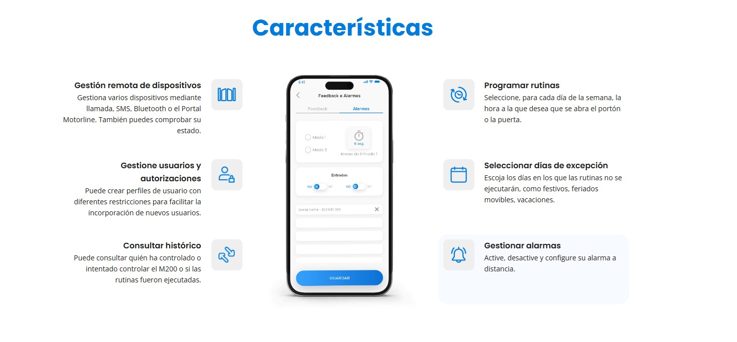 CARACTERISTICAS M200 COMUNICADOR 4G